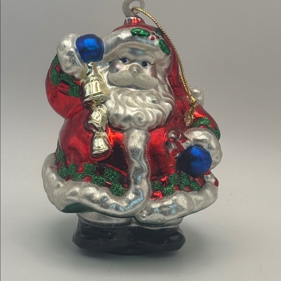 Vintage Glass Blown Santa Christmas Ornament
5” - Picture 1 of 11